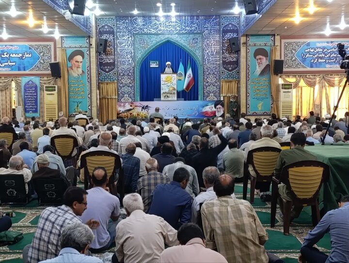 تصاویر/ آیین عبادی سیاسی نمازجمعه امروز بندر بوشهر