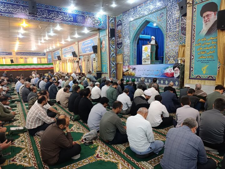 تصاویر/ آیین عبادی سیاسی نمازجمعه امروز بندر بوشهر