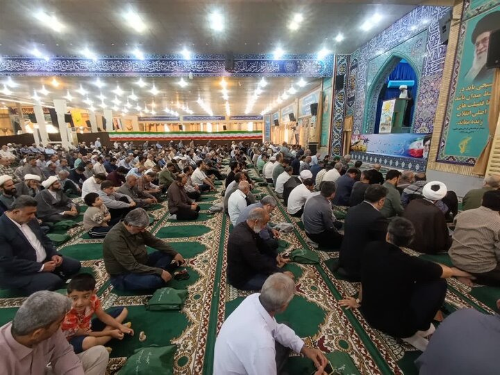 تصاویر/ آیین عبادی سیاسی نمازجمعه امروز بندر بوشهر