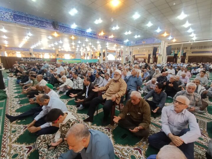 تصاویر/ آیین عبادی سیاسی نمازجمعه امروز بندر بوشهر