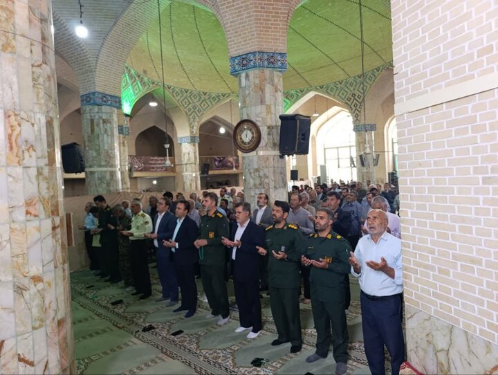 تصاویر/ نماز عبادی سیاسی جمعه شهرستان خاتم