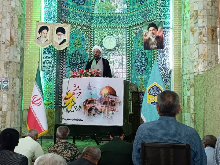 تصاویر/ نماز عبادی سیاسی جمعه شهرستان خاتم