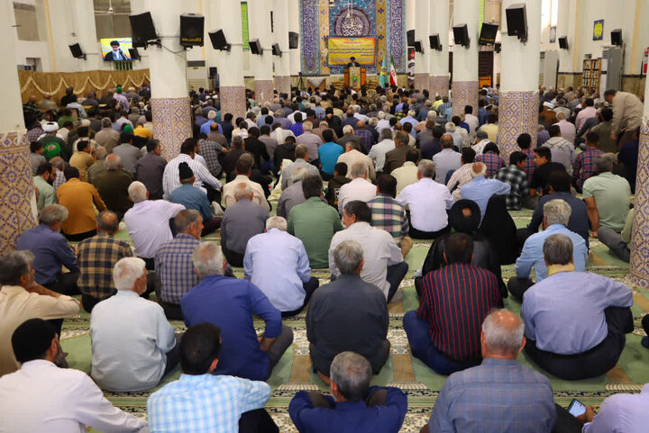 تصاویر/ نماز عبادی سیاسی جمعه شهرستان بافق