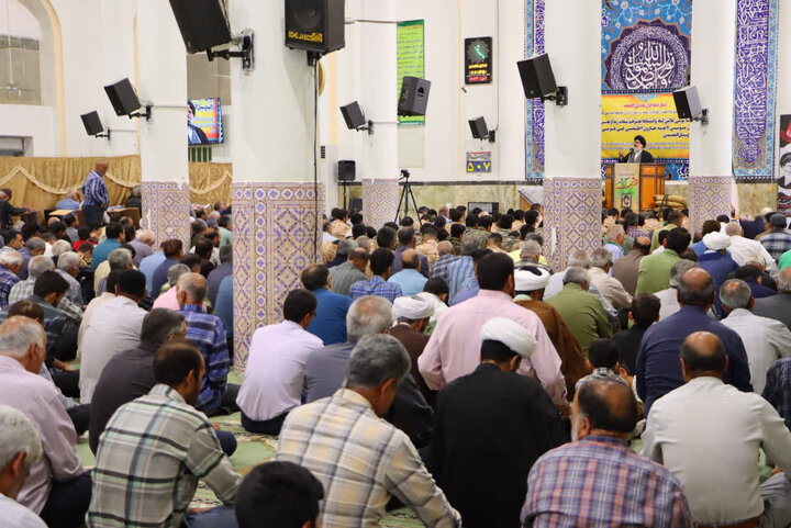 تصاویر/ نماز عبادی سیاسی جمعه شهرستان بافق