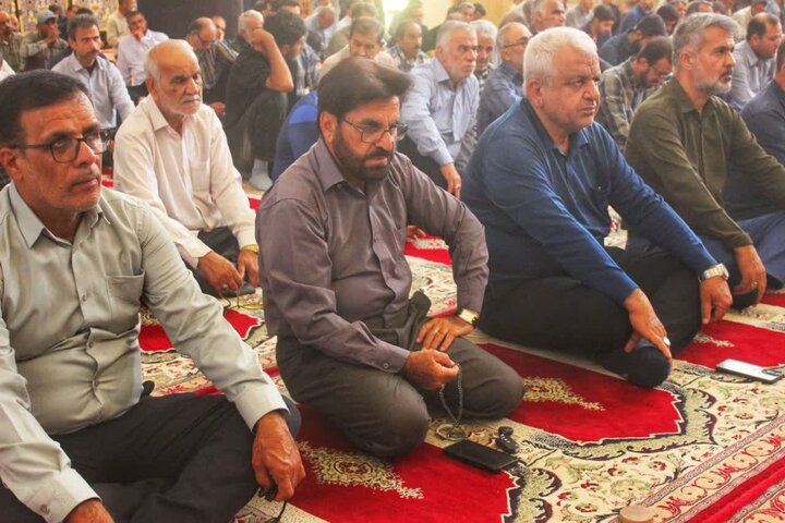 نمازجمعه امروز بندر کنگان به روایت تصاویر