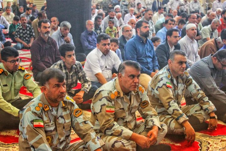 نمازجمعه امروز بندر کنگان به روایت تصاویر