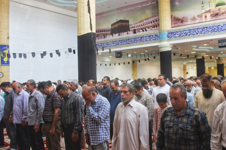نمازجمعه امروز بندر کنگان به روایت تصاویر