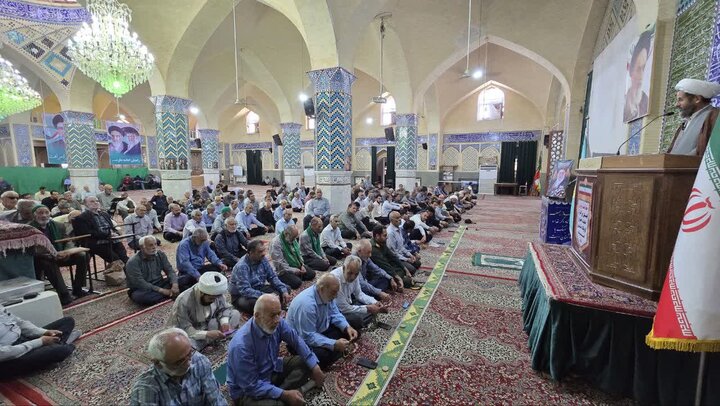 تصاویر/ نماز جمعه این هفته شهرستان بهاباد