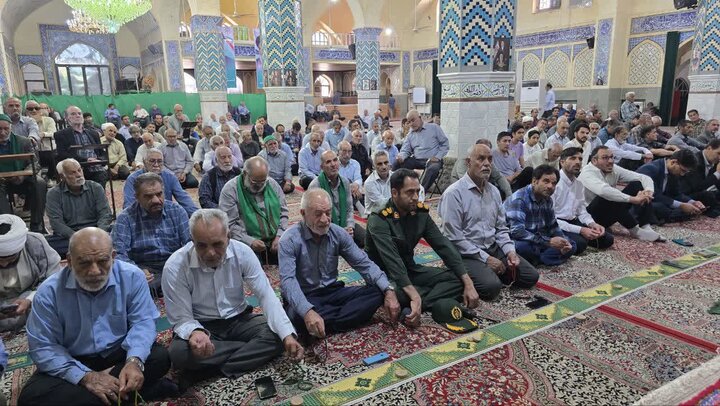 تصاویر/ نماز جمعه این هفته شهرستان بهاباد