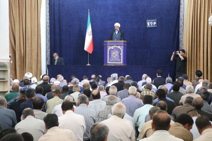 تصاویر/ برگزاری نماز عبادی سیاسی جمعه در قرچک