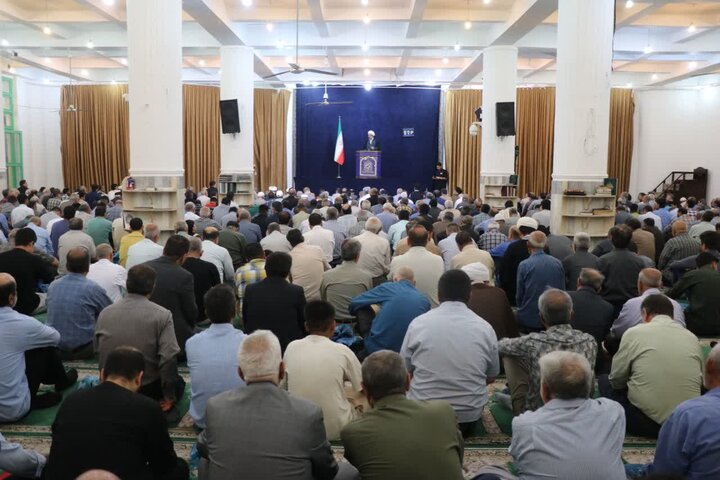 تصاویر/ برگزاری نماز عبادی سیاسی جمعه در قرچک