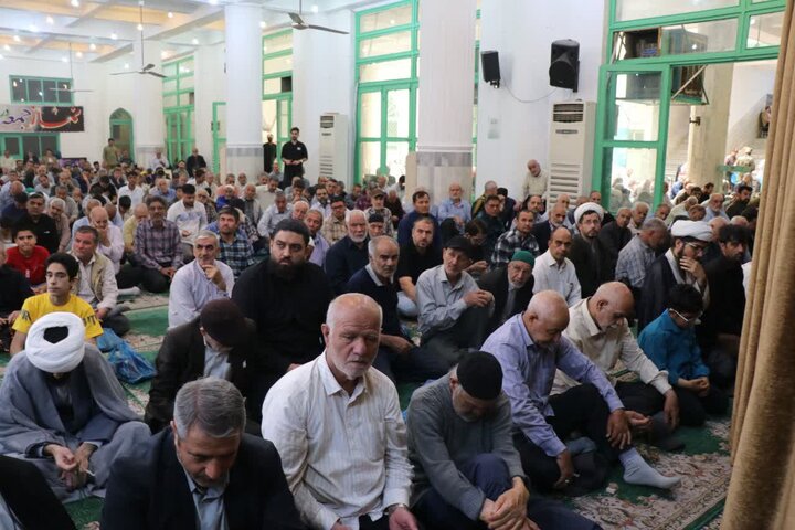 تصاویر/ برگزاری نماز عبادی سیاسی جمعه در قرچک
