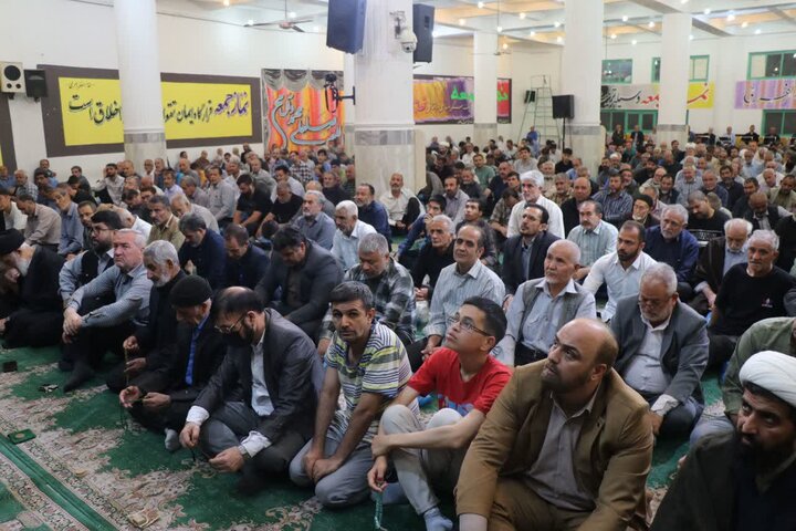 تصاویر/ برگزاری نماز عبادی سیاسی جمعه در قرچک