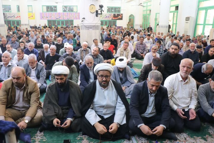 تصاویر/ برگزاری نماز عبادی سیاسی جمعه در قرچک