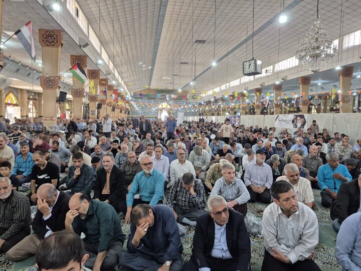 تصاویر/ اقامه نماز جمعه در پاکدشت