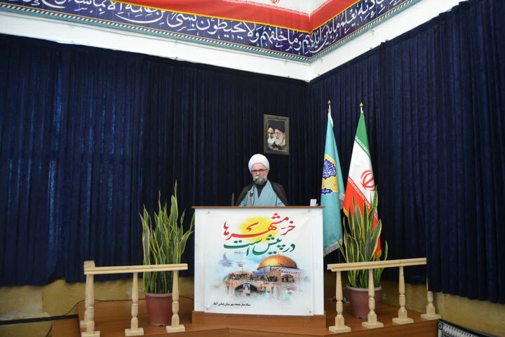 تصاویر/ نماز عبادی سیاسی جمعه شهرستان عباس آباد