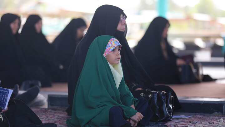 تصاویر/ برگزاری دعای ندبه در گلزار شهدای خلدبرین یزد