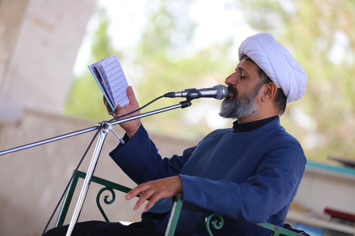 تصاویر/ برگزاری دعای ندبه در گلزار شهدای خلدبرین یزد