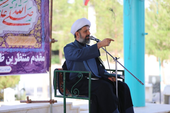 تصاویر/ برگزاری دعای ندبه در گلزار شهدای خلدبرین یزد