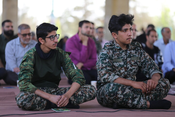 تصاویر/ برگزاری دعای ندبه در گلزار شهدای خلدبرین یزد