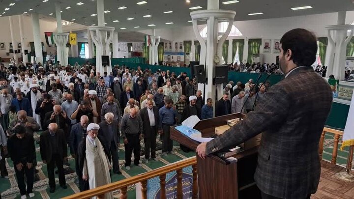 تصاویر/ نماز عبادی سیاسی جمعه شهرستان نوشهر