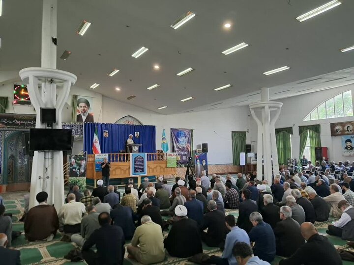 تصاویر/ نماز عبادی سیاسی جمعه شهرستان نوشهر