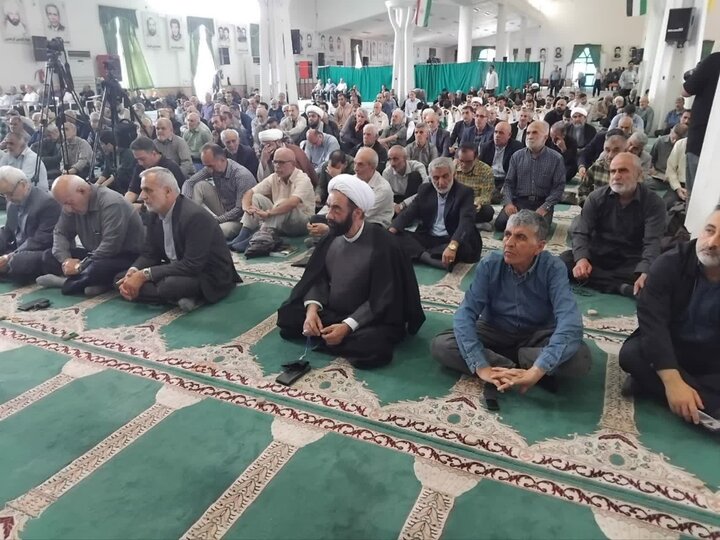تصاویر/ نماز عبادی سیاسی جمعه شهرستان نوشهر