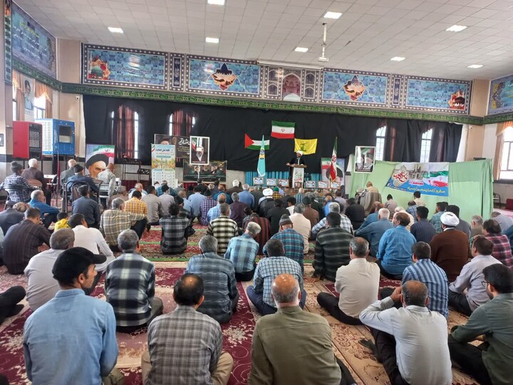 تصاویر| نماز جمعه عبادی سیاسی خوسف