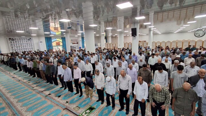 نماز جمعه جم به روایت تصویر