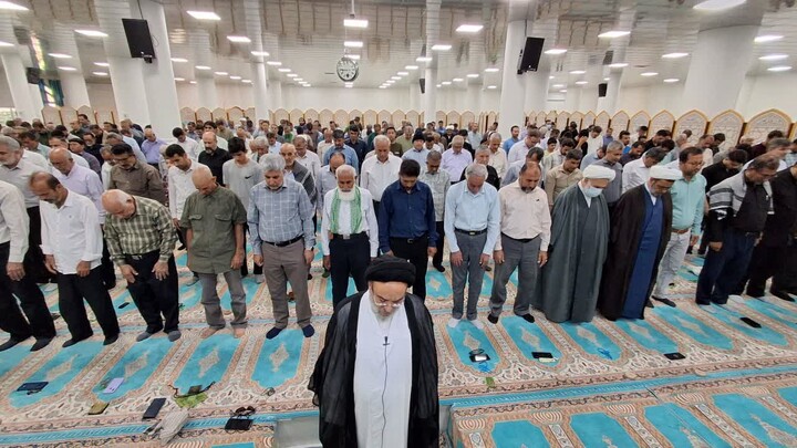 نماز جمعه جم به روایت تصویر
