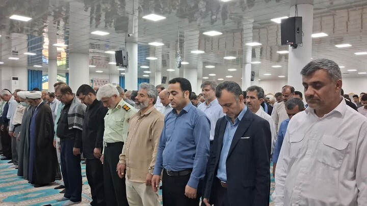 نماز جمعه جم به روایت تصویر