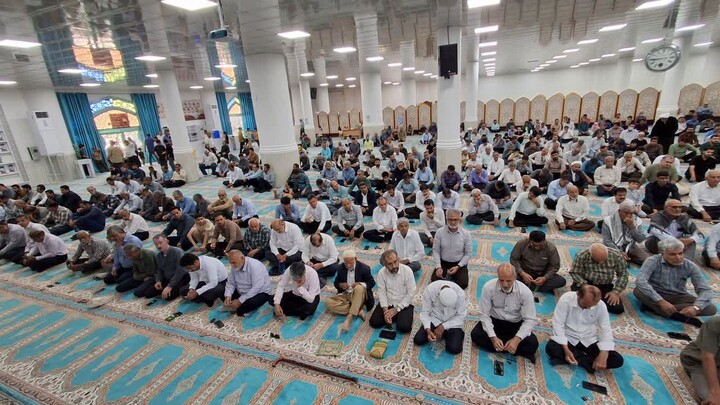 نماز جمعه جم به روایت تصویر