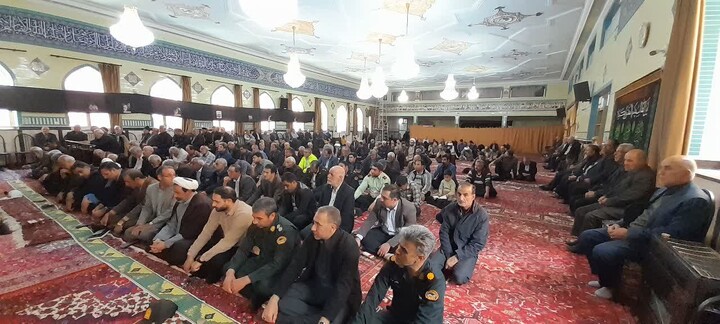 تصاویر/ اقامه نماز عبادی سیاسی جمعه در اسکو
