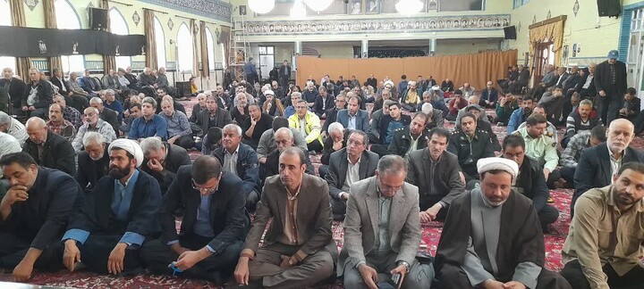 تصاویر/ اقامه نماز عبادی سیاسی جمعه در اسکو