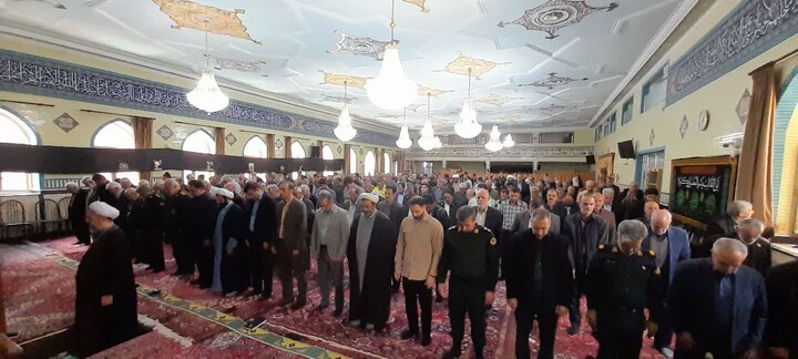 تصاویر/ اقامه نماز عبادی سیاسی جمعه در اسکو