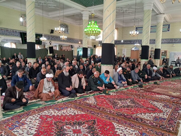 تصاویر/ اقامه نماز عبادی سیاسی جمعه در خسروشاه