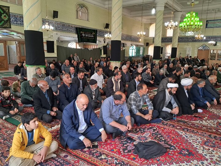 تصاویر/ اقامه نماز عبادی سیاسی جمعه در خسروشاه