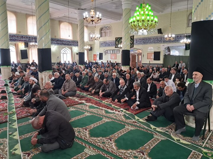تصاویر/ اقامه نماز عبادی سیاسی جمعه در خسروشاه