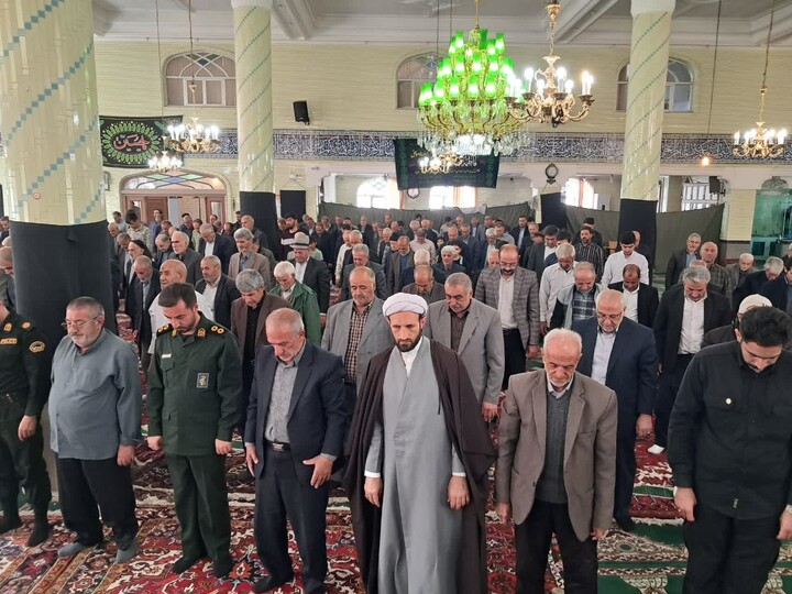 تصاویر/ اقامه نماز عبادی سیاسی جمعه در خسروشاه