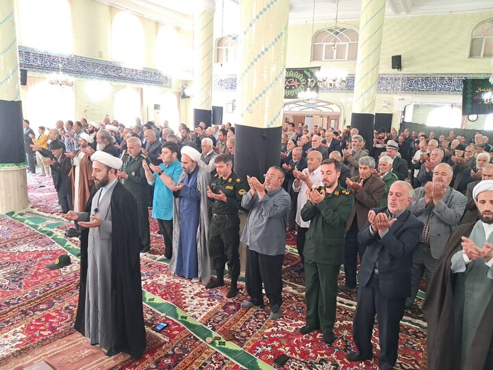 تصاویر/ اقامه نماز عبادی سیاسی جمعه در خسروشاه