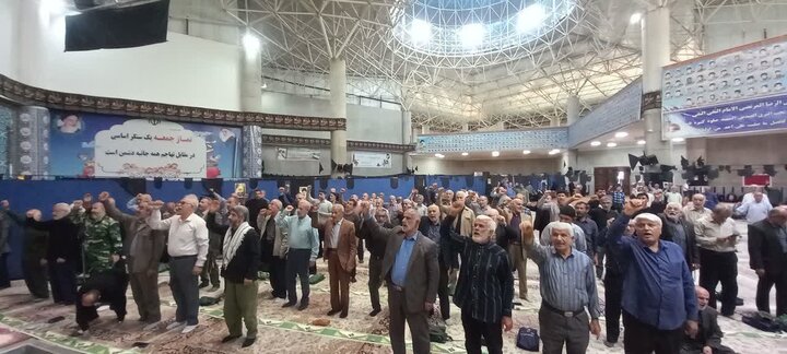 تصاویر/ نماز عبادی سیاسی جمعه شهرستان محمودآباد