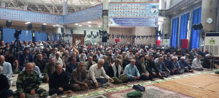 تصاویر/ نماز عبادی سیاسی جمعه شهرستان محمودآباد