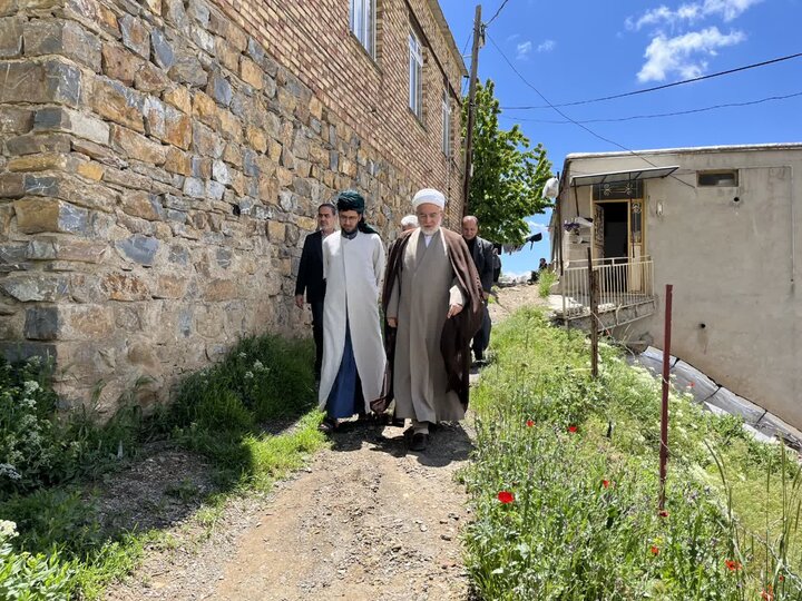 تصاویر/ دیدار و سرکشی نماینده ولی‌فقیه در کردستان از روستای تودارروته از توابع سنندج