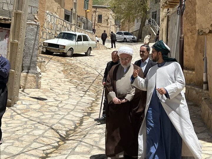 تصاویر/ دیدار و سرکشی نماینده ولی‌فقیه در کردستان از روستای تودارروته از توابع سنندج