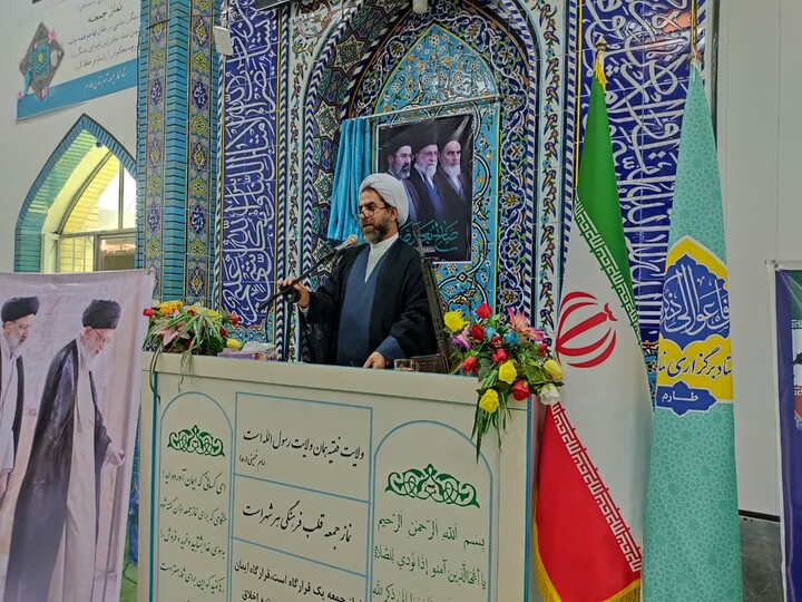 تصاویر/ اقامه نماز عبادی سیاسی جمعه در طارم