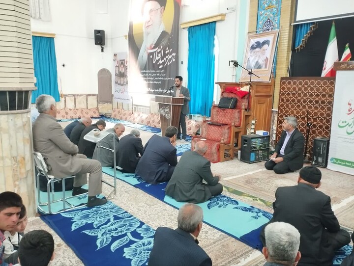 تصاویر/ اقامه نماز عبادی سیاسی جمعه در لیلان
