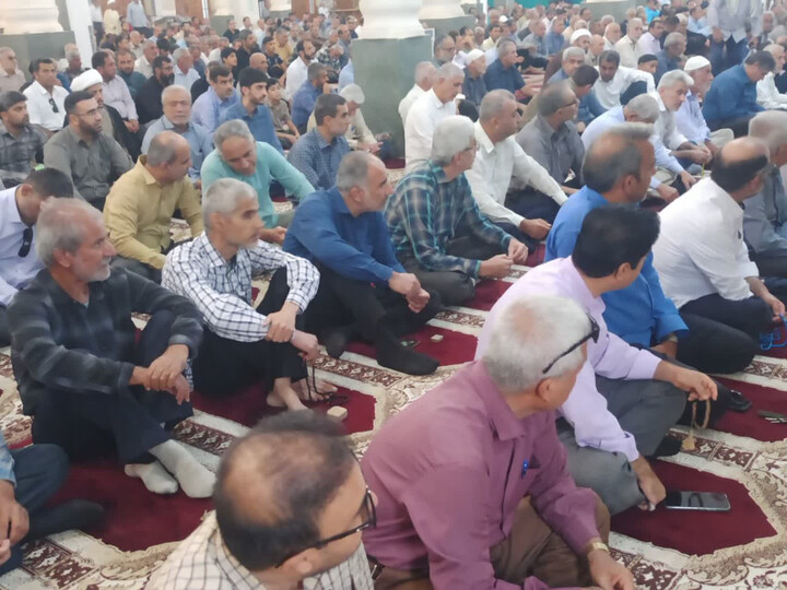 نماز جمعه برازجان به روایت تصویر