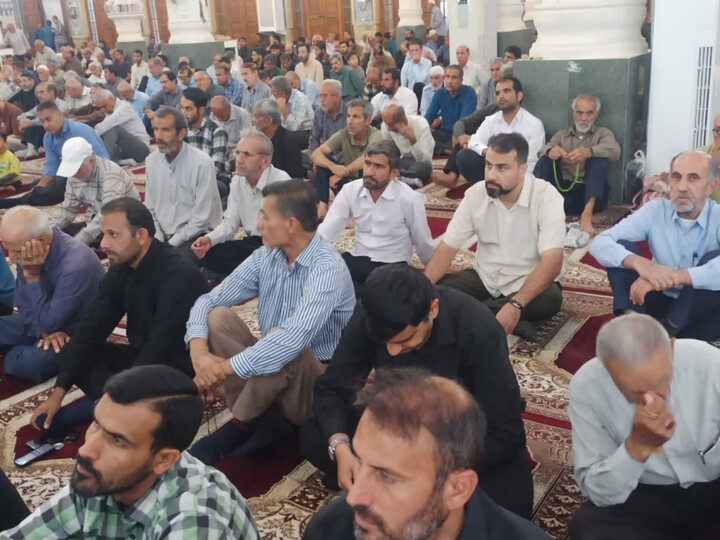 نماز جمعه برازجان به روایت تصویر