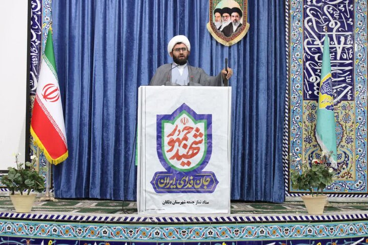 تصاویر/ آیین عبادی سیاسی نماز جمعه شهرستان دلگان