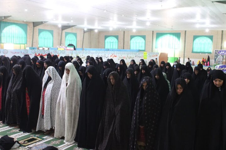 تصاویر/ آیین عبادی سیاسی نماز جمعه شهرستان دلگان